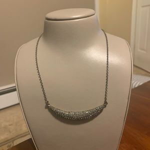 Silver and grey necklace